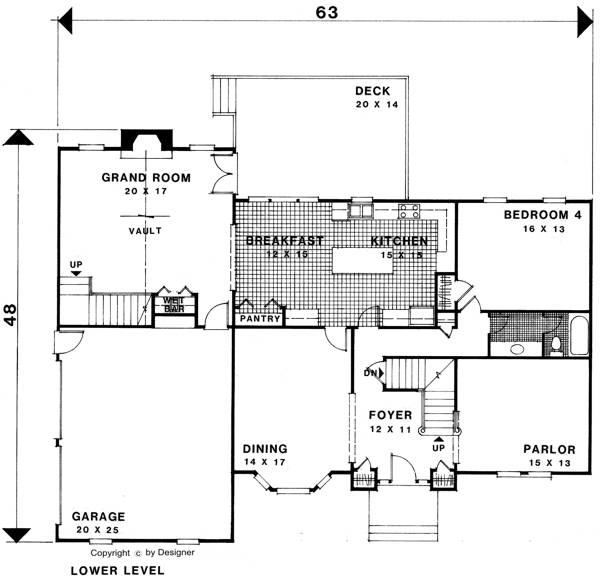 Lower Level Floorplan